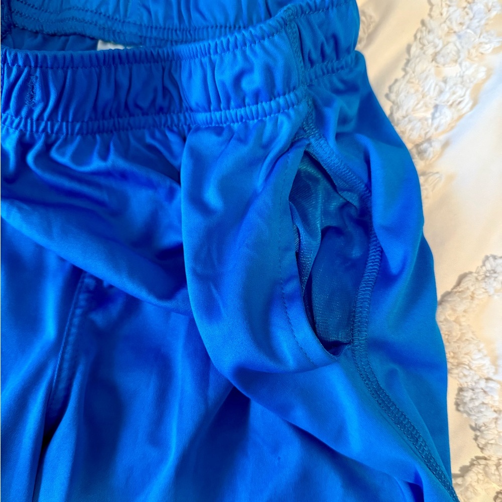 Athletic Works Kids Vibrant Blue Athletic Shorts XL 14-16 - Picture 2 of 5